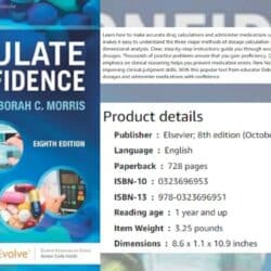 Cover Image of Calculate with Confidence 8th Edition by Deborah Gray Morris PDF Free Download