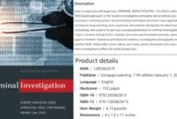 Cover Image of Criminal Investigation 11th Edition by Kären M. Hess PDF and Download